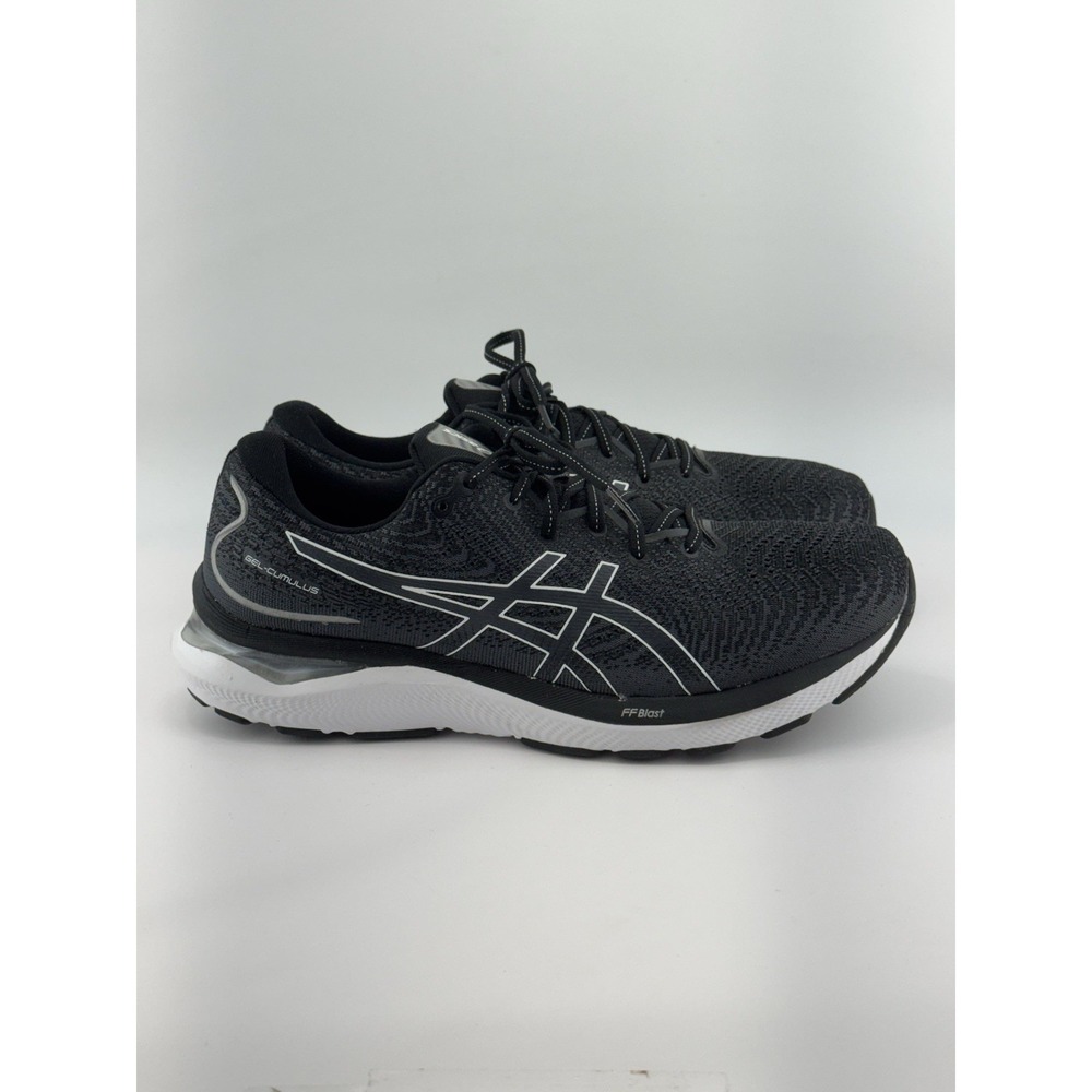 ASICS GEL-CUMULUS 1012B206 BLACK GRAY SNEAKERS WOMEN'S SIZE 12 RUNNING SHOES